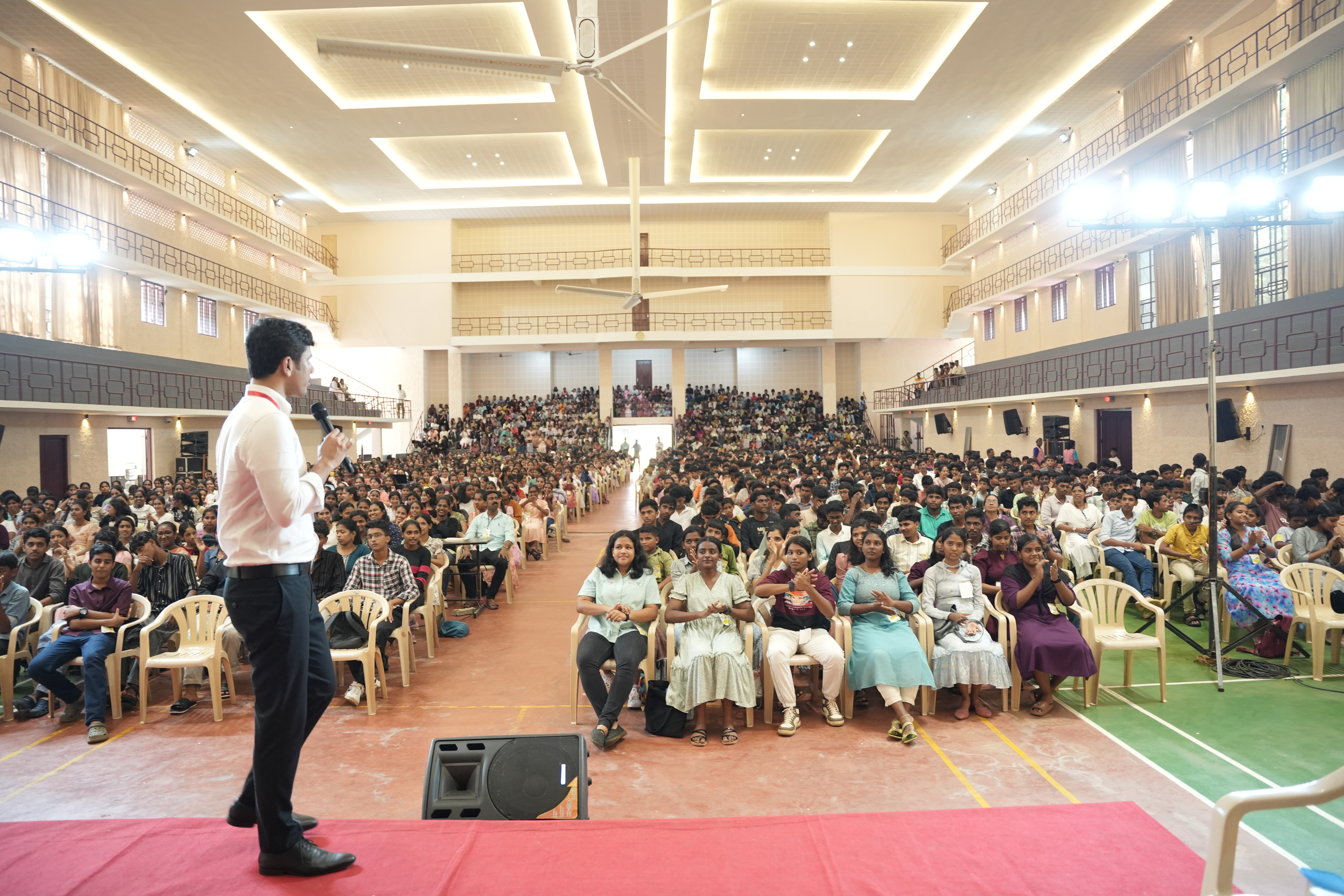 MEGA ONE DAY PROGRAM FOR STUDENTS AT IRINJALAKUDA.