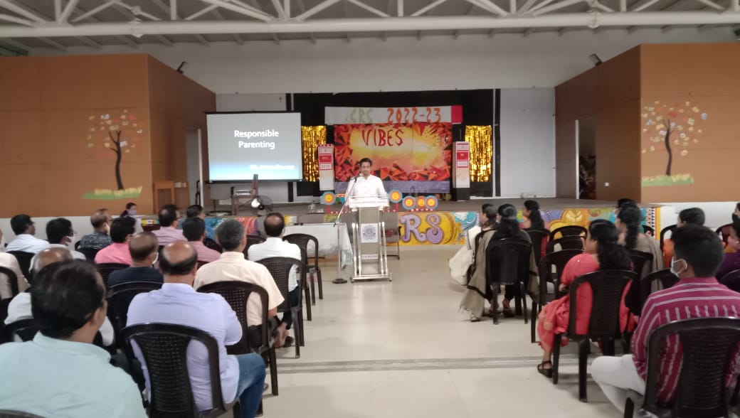 PARENTING SESSION AT COCHIN REFINERY SCHOOL.